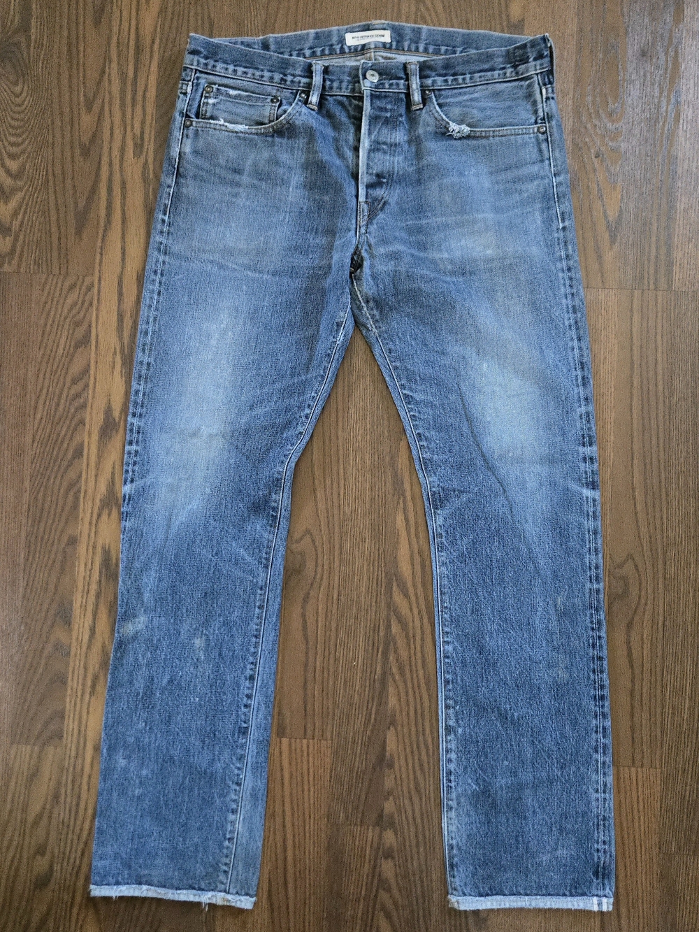 Ron Herman Denim Jeans Blue Selvedge Denim Los Angeles California - 34x31.5